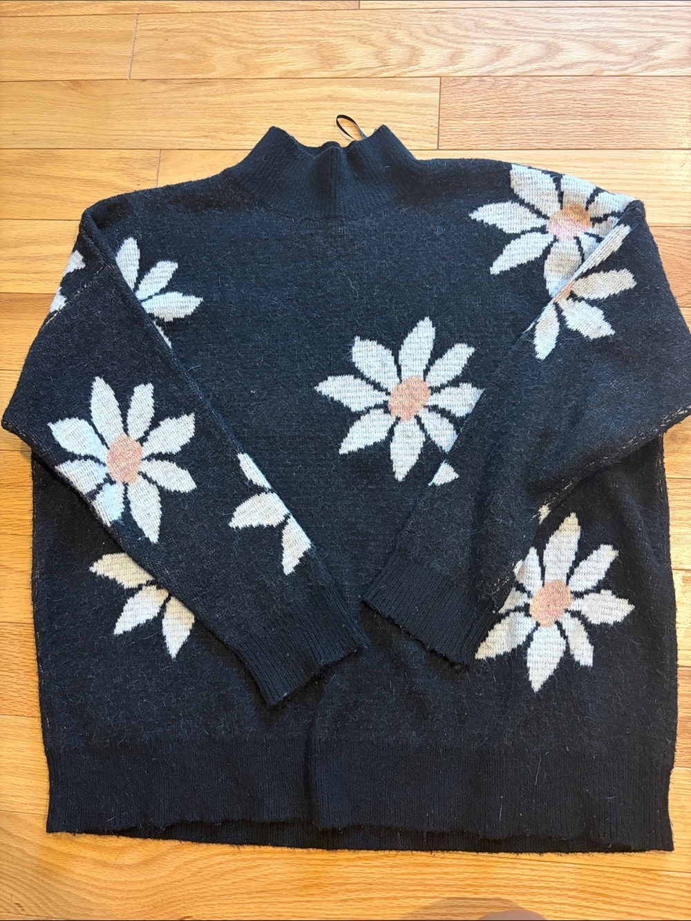 NWT Daisy Mock Neck Sweater